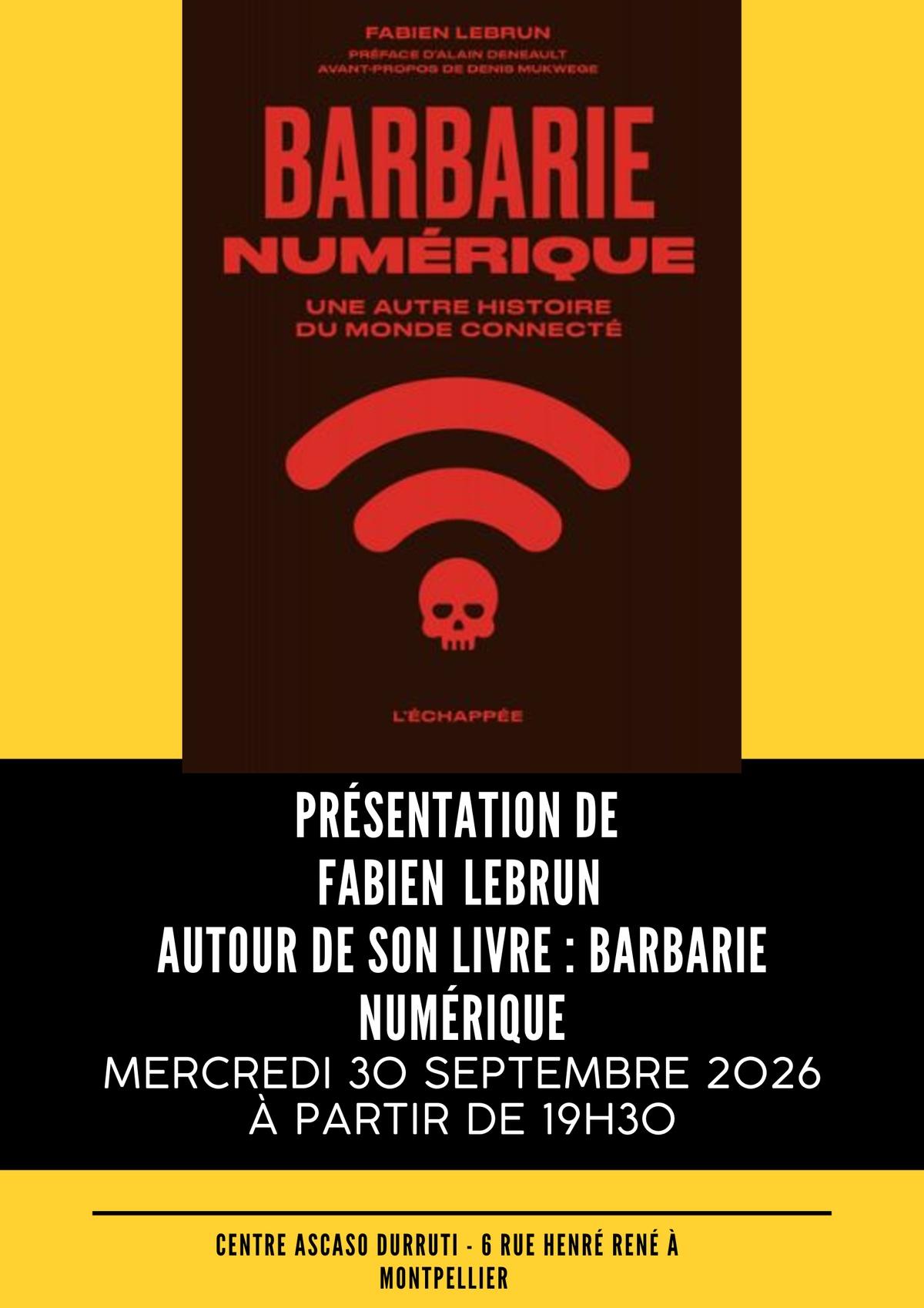 Affiche Fabien Lebrun